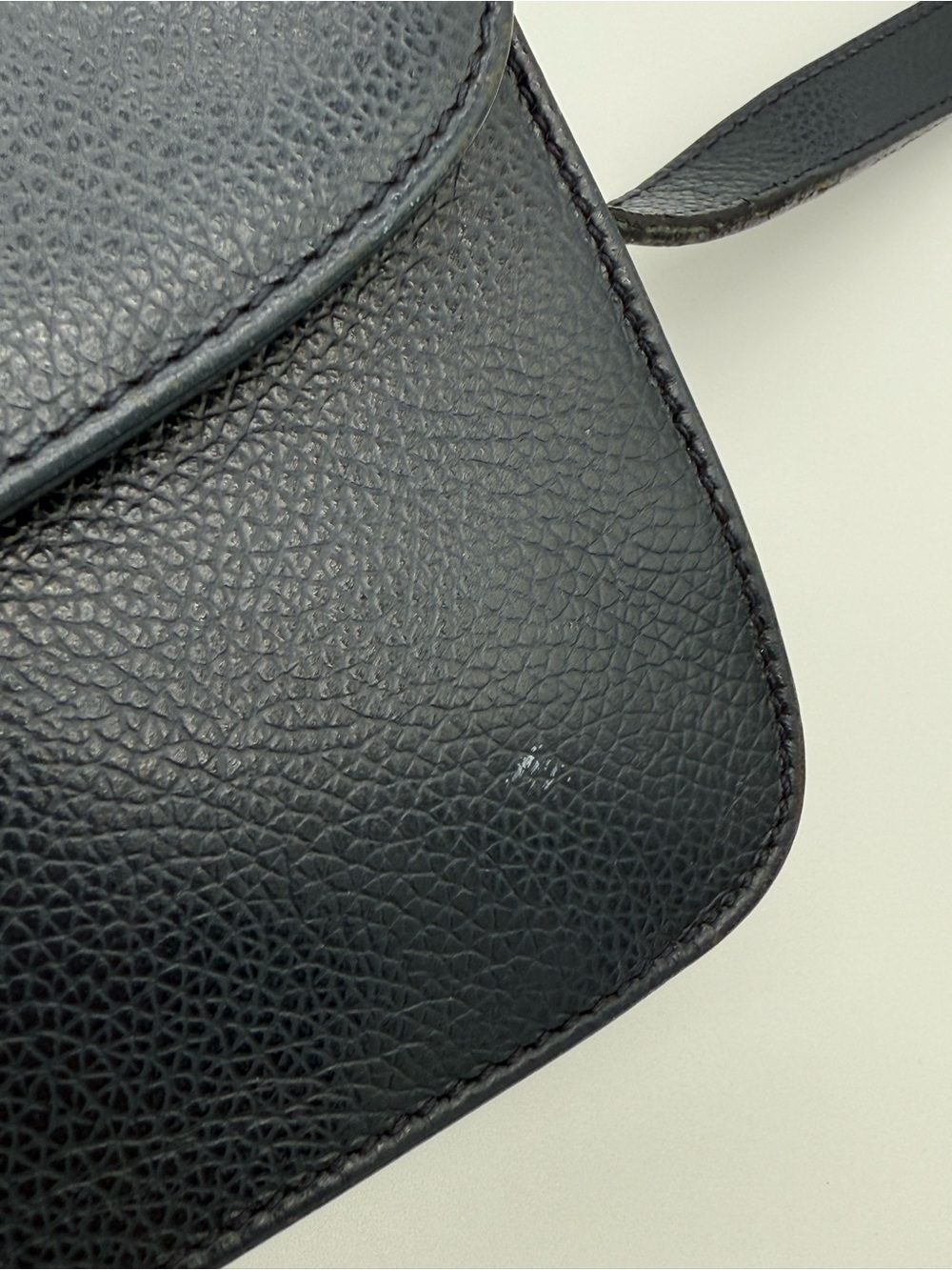 Coach 4400 Navy Leather Crossbody USA Made Classic Madison Spence Legacy Vintage - Picture 14 of 16
